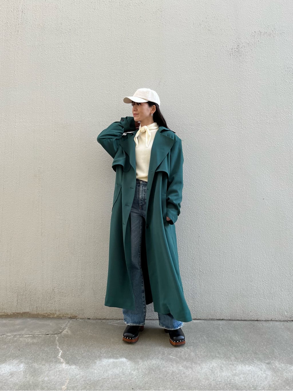 Moussyのdrape Single トレンチコートを使ったコーディネート Rakuten Fashion 楽天ファッション 旧楽天ブランドアベニュー