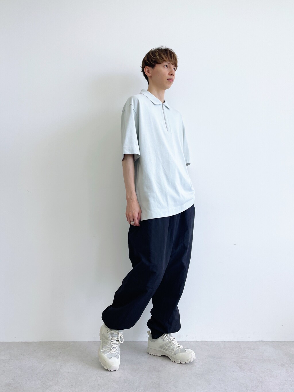 UNITED ARROWS green label relaxingの<CITEN>ハーフジップ ビッグ ポロシャツを使ったコーディネート |  Rakuten Fashion(楽天ファッション／旧楽天ブランドアベニュー)1541295