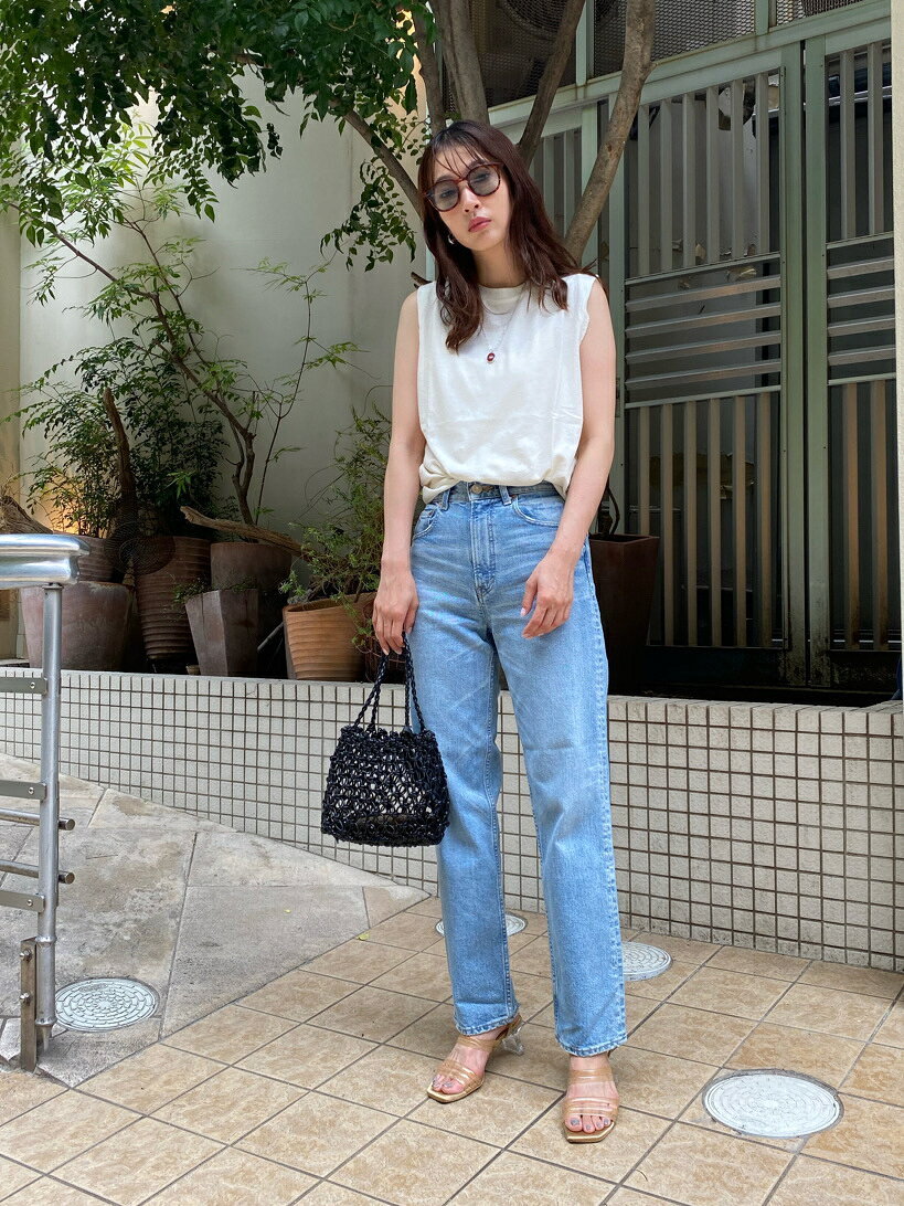 moussyのPLAIN JEANS STRAIGHTを使ったコーディネート | Rakuten 