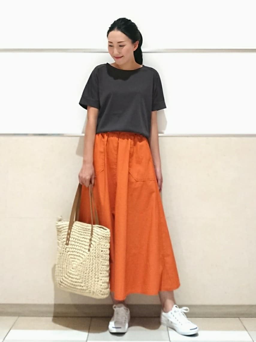 Dessinの【二の腕カバー・接触冷感】リラクシーカットソーを使ったコーディネート | Rakuten  Fashion(楽天ファッション／旧楽天ブランドアベニュー)1677414