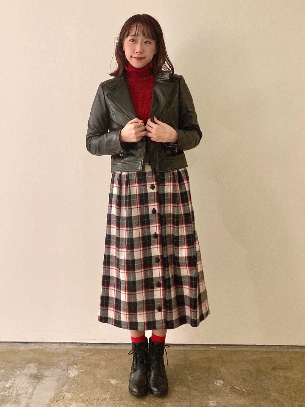 agnes b. | レザー ライダースジャケット | Rakuten Fashion(楽天