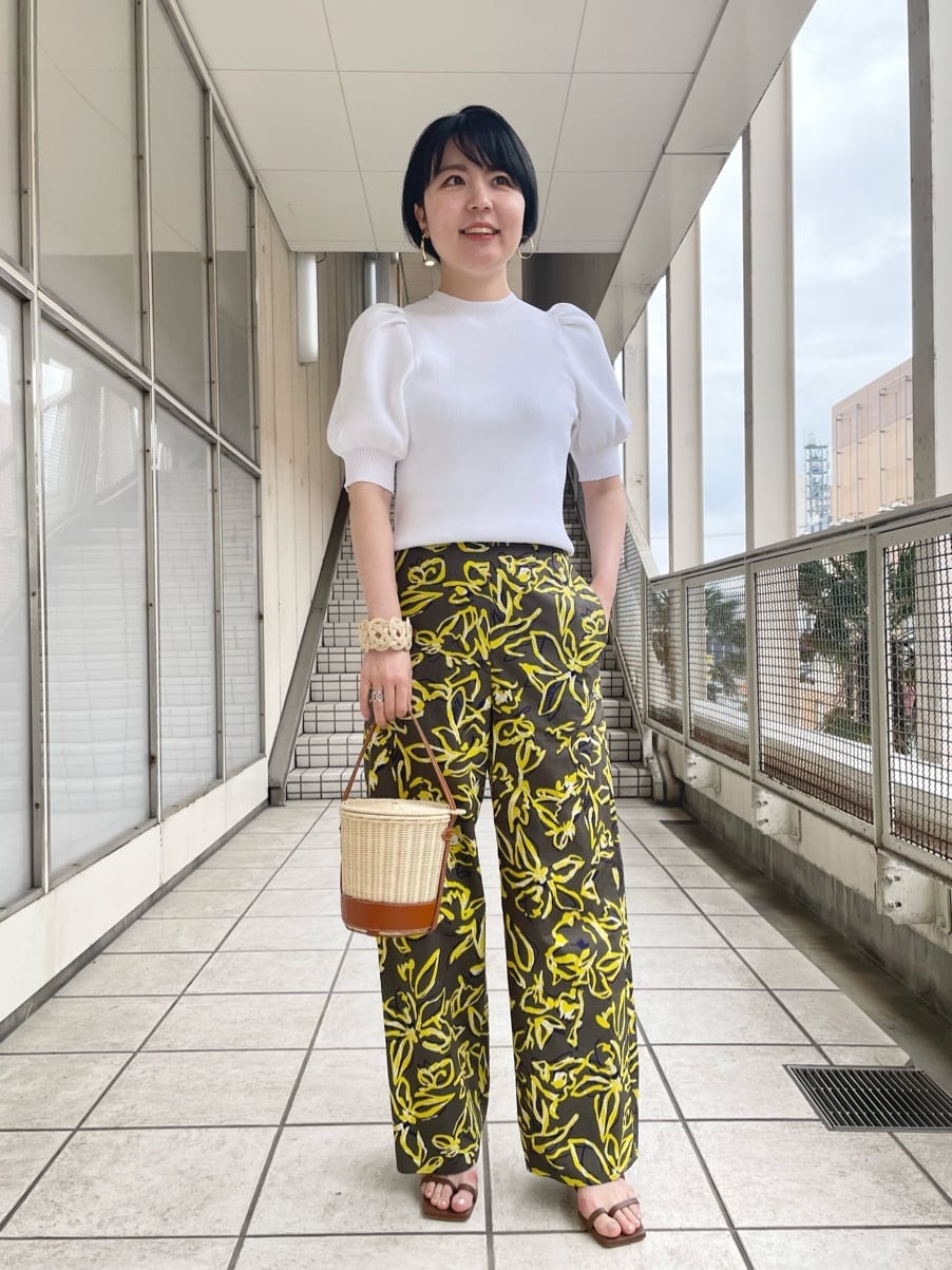 UNITED ARROWS P パフスリーブ 5部袖 ニット 新品未使用