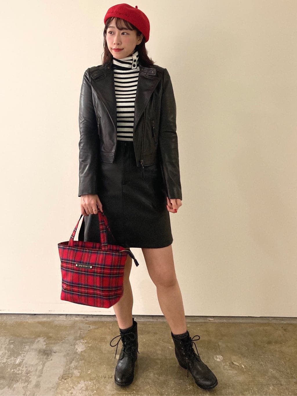 agnes b. | レザー ライダースジャケット | Rakuten Fashion(楽天
