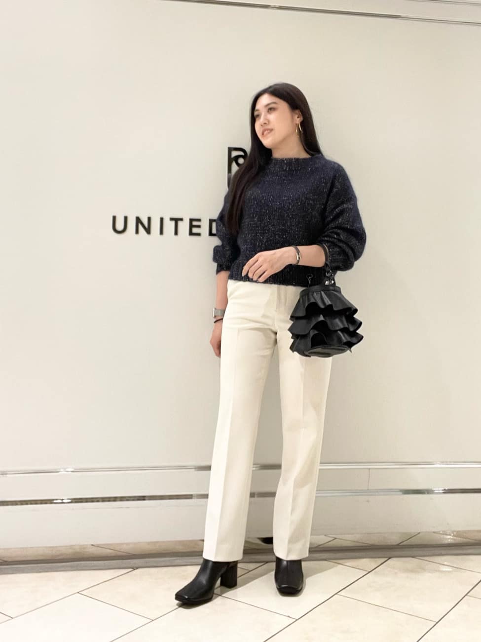 UNITED ARROWSのW/CLOTH ストレート パンツを使ったコーディネート