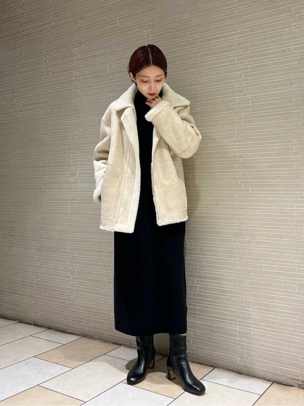 Beauty Youth United Arrowsのミラノリブ タートルネックニットワンピース ウォッシャブル を使ったコーディネート Rakuten Fashion 楽天ファッション 旧楽天ブランドアベニュー