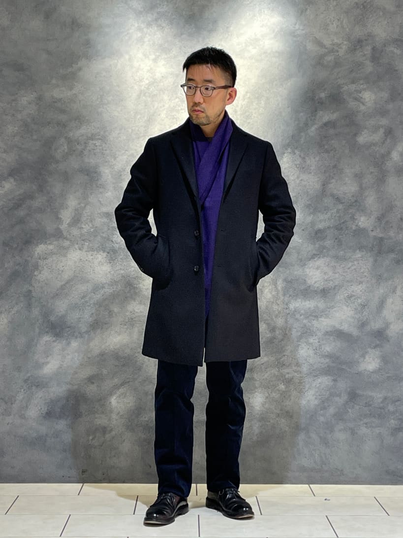 UNITED ARROWSのメルトン シングル チェスターフィールドコートを使ったコーディネートを紹介します。｜Rakuten Fashion(楽天ファッション／旧楽天ブランドアベニュー)2037748