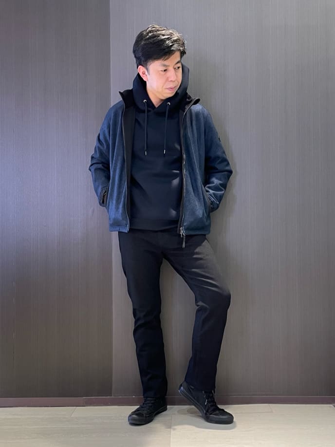 TAKEO KIKUCHIの4WAYストレッチデニムパンツを使ったコーディネートを紹介します。｜Rakuten Fashion(楽天ファッション／旧楽天ブランドアベニュー)2162319