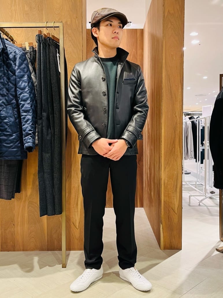 MEN'S BIGIのツイルダンボールクルーネックカットソーを使ったコーディネートを紹介します。｜Rakuten Fashion(楽天ファッション／旧楽天ブランドアベニュー)2162329
