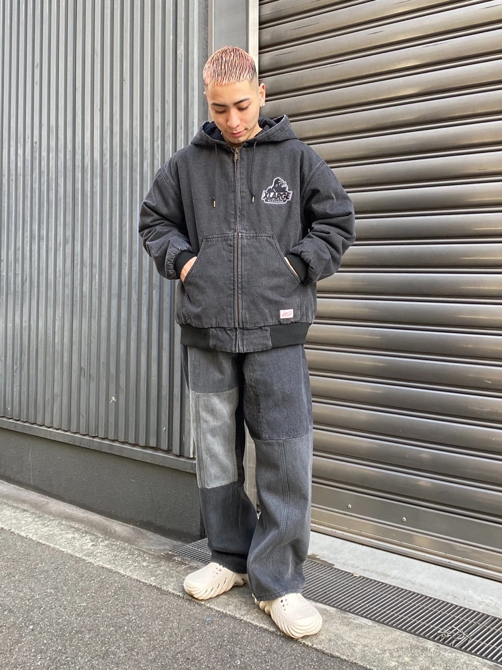 XLARGE OLD OG HOODED JACKET ストリート - アウター