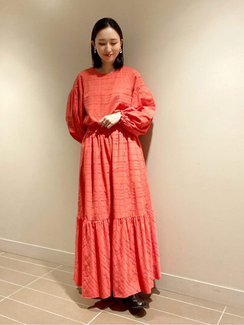ADORE | ジャガードチェックティアードスカート | Rakuten Fashion