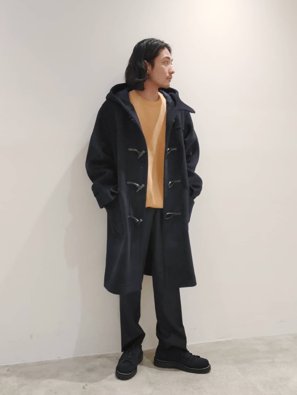 UNITED ARROWS LTD. OUTLETのカットパイル チェック ダッフルコートを