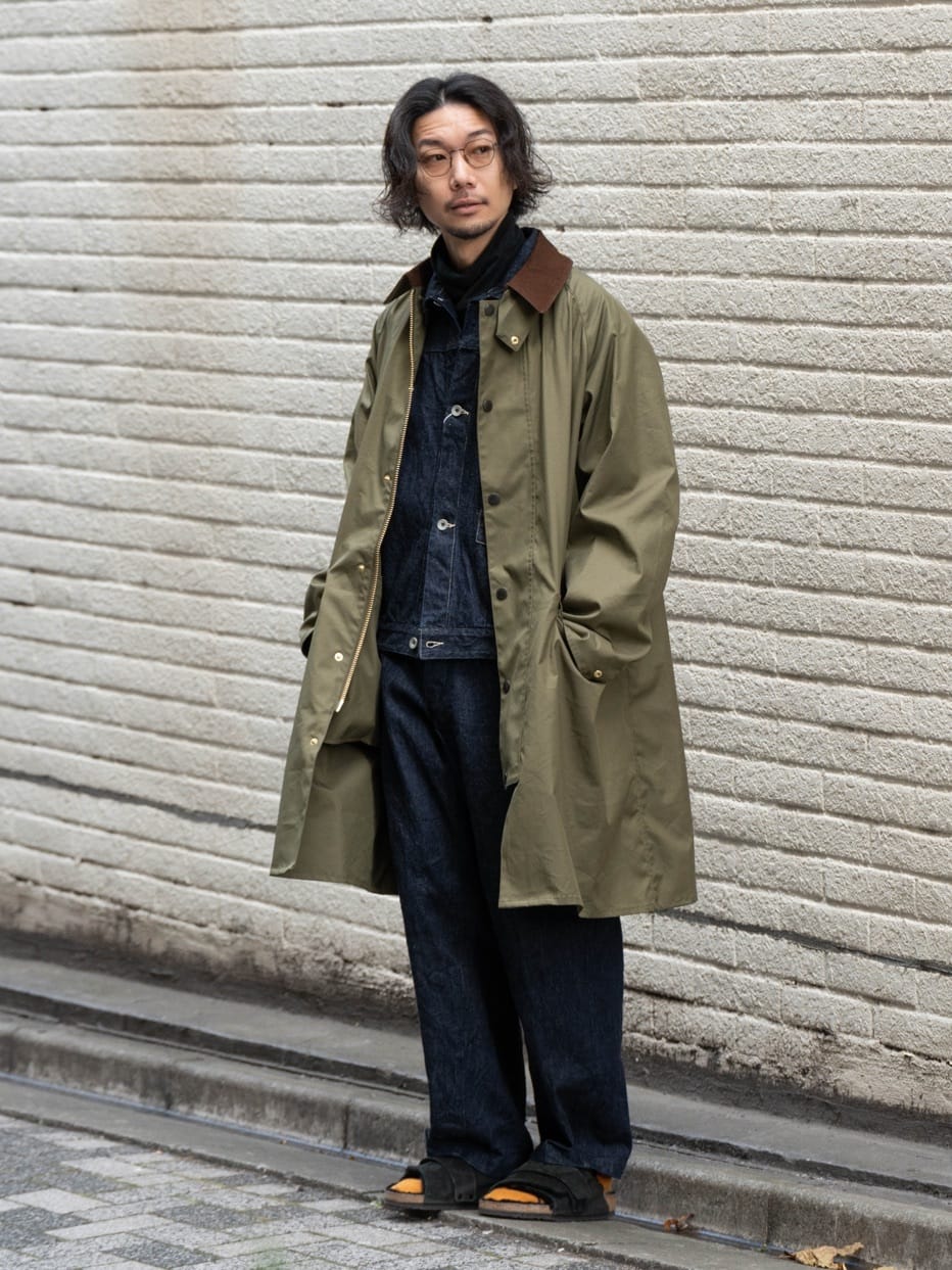 EDIFICE Barbour バブアー別注OVERSIZED BURGHLEY-