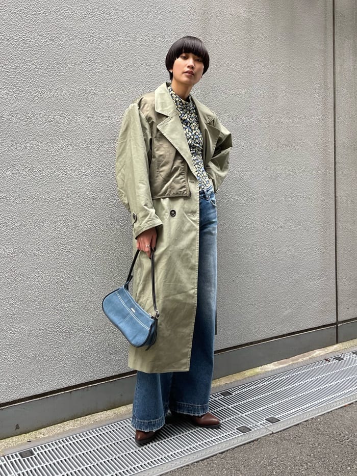 MOUSSY 4WAY ギミック レイヤード トレンチ-