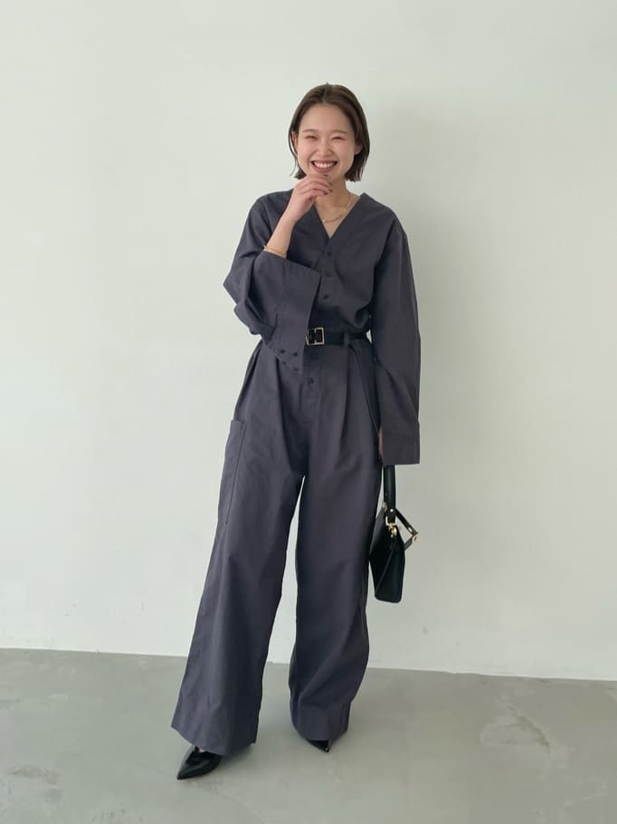 SLOBE IENAのVネックJump suitを使ったコーディネート | Rakuten