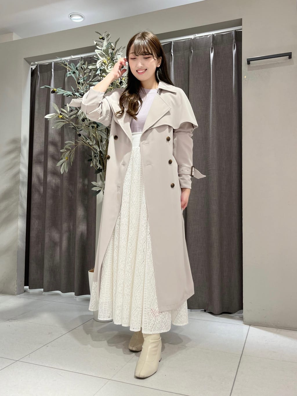 【橋本環奈着】ジャージメルトンファー付ダッフルコート 橋本環奈 セーラー服と機関銃 CM - 橋本環奈 セーラー服と機関銃