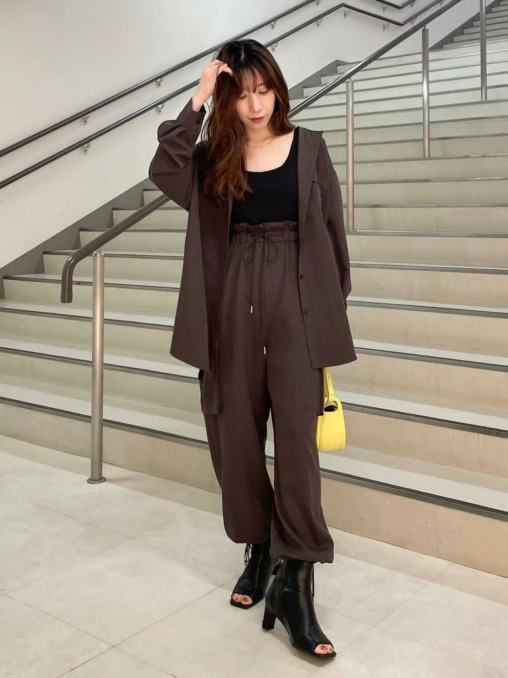 mysty womanの前後2WAYテレコタンクを使ったコーディネートを紹介します。｜Rakuten Fashion(楽天ファッション／旧楽天ブランドアベニュー)2227124