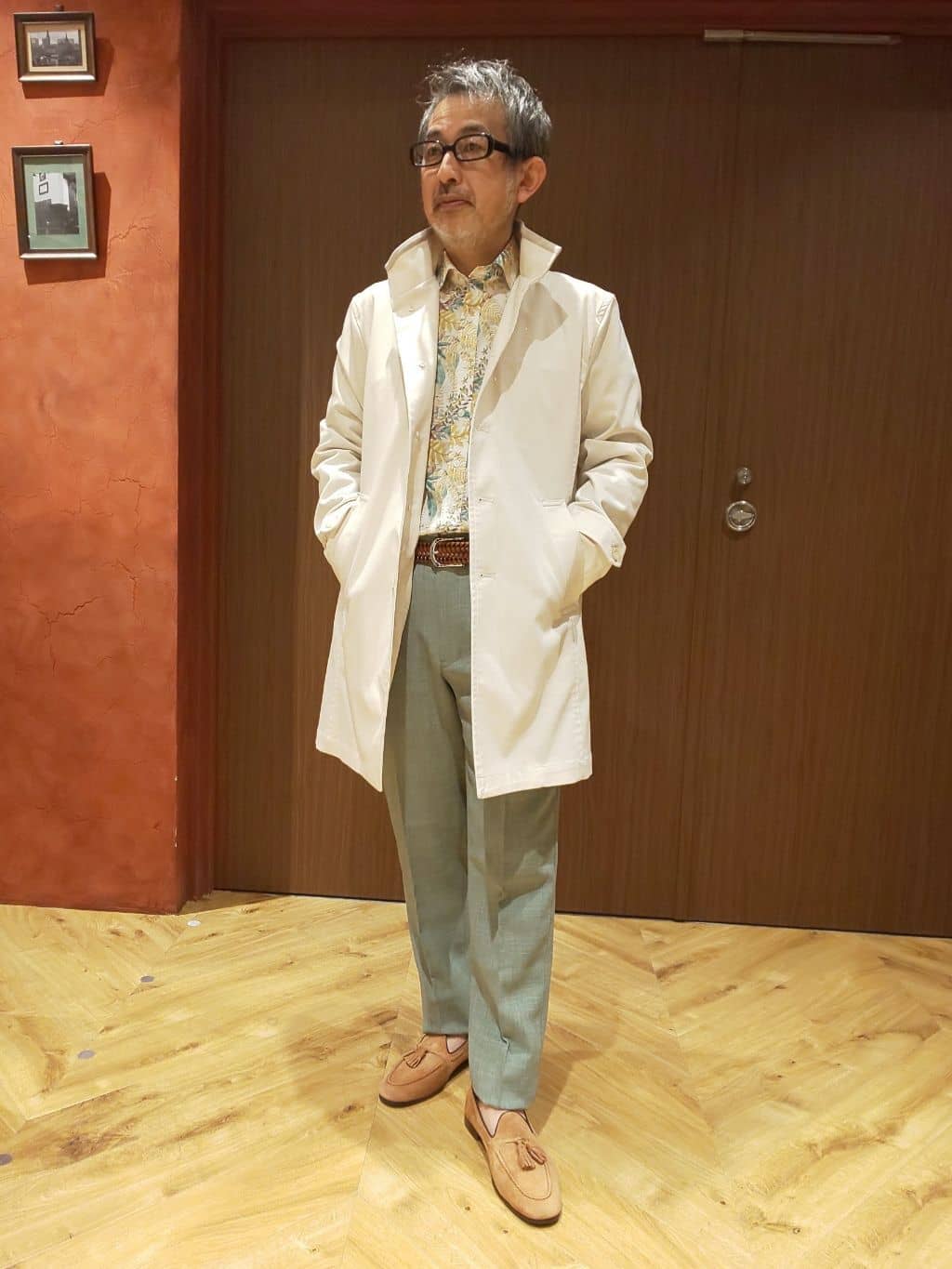 MEN'S BIGIの【LIBERTY】タナローンシャツを使ったコーディネートを紹介します。｜Rakuten Fashion(楽天ファッション／旧楽天ブランドアベニュー)2309841