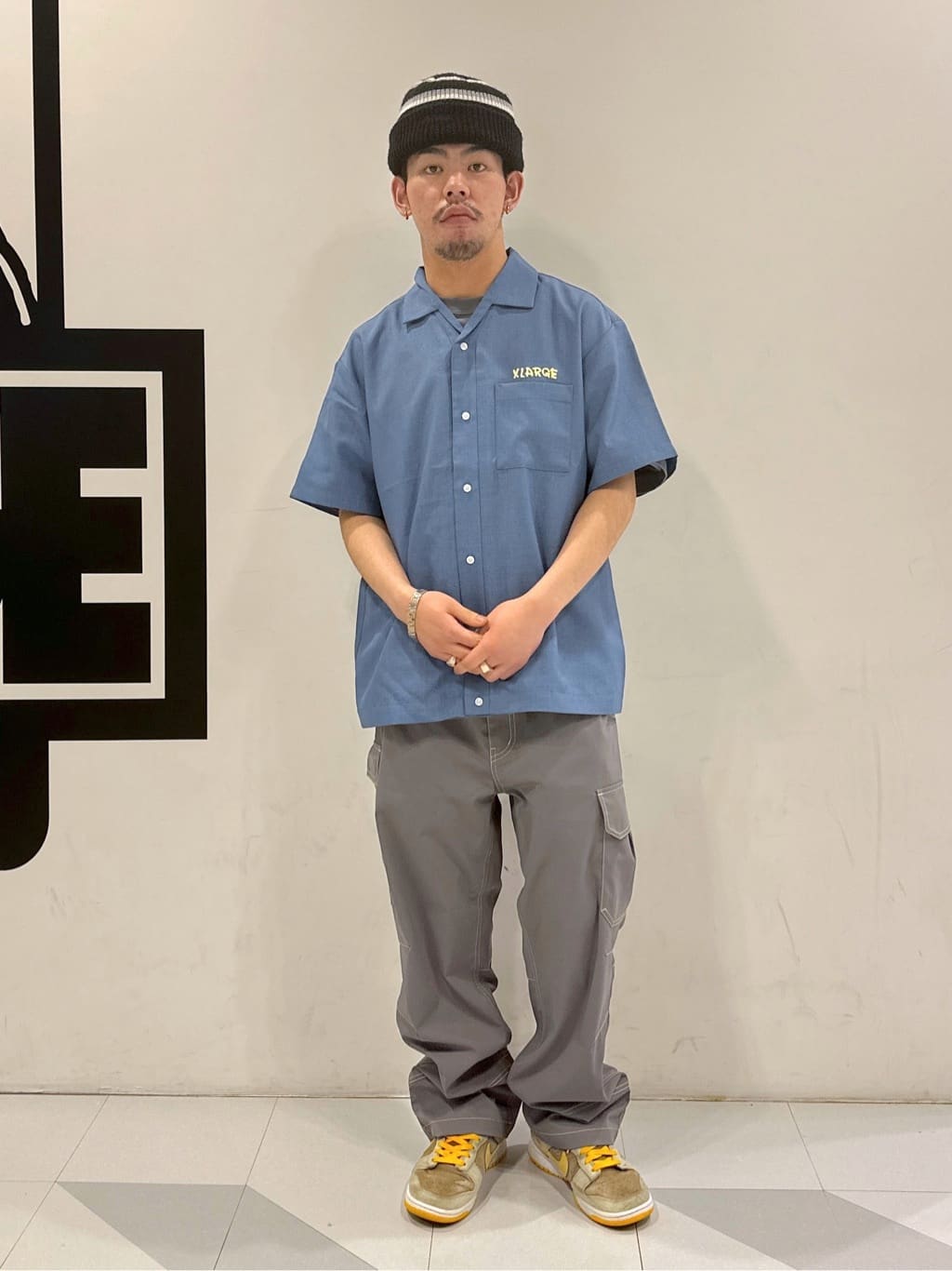 XLARGEのDRAWING OG OPEN COLLAR SHIRT シャツ XLARGEを使った