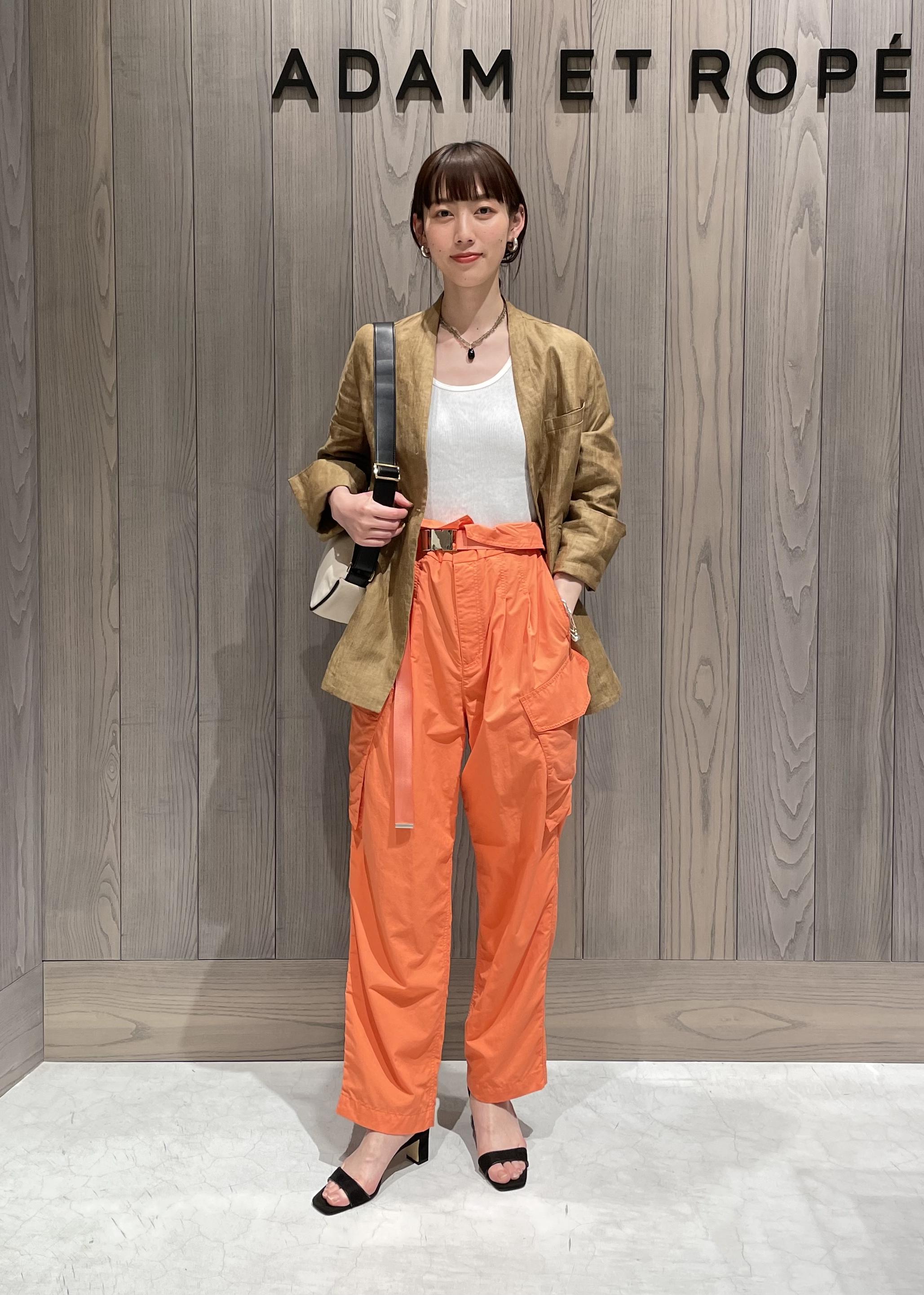 NEW低価ADAM ET ROPE\' FEMME リサイクルナイロンカーゴパンツ パンツ