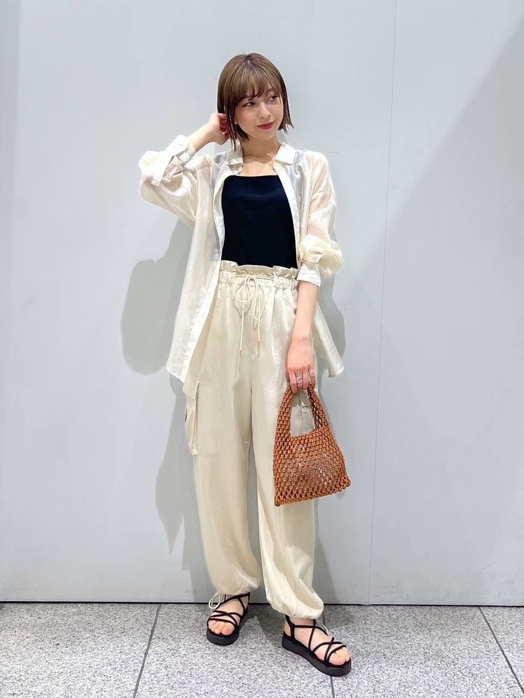mysty womanの前後2WAYテレコタンクを使ったコーディネートを紹介します。｜Rakuten Fashion(楽天ファッション／旧楽天ブランドアベニュー)2366703