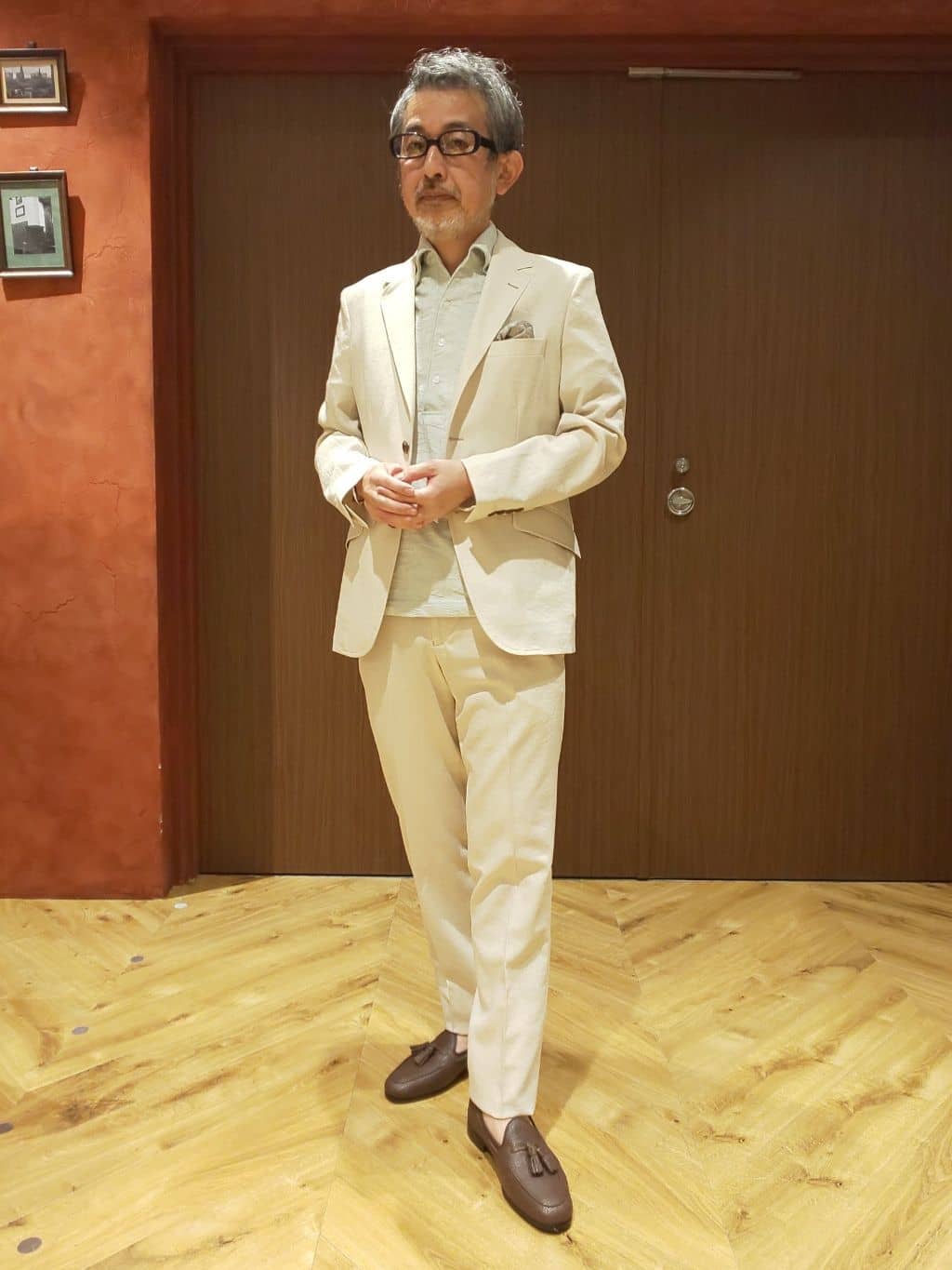 MEN'S BIGIの【COOL MAX】リンクスジャカードフラワー柄ポロシャツを使ったコーディネートを紹介します。｜Rakuten Fashion(楽天ファッション／旧楽天ブランドアベニュー)2386336