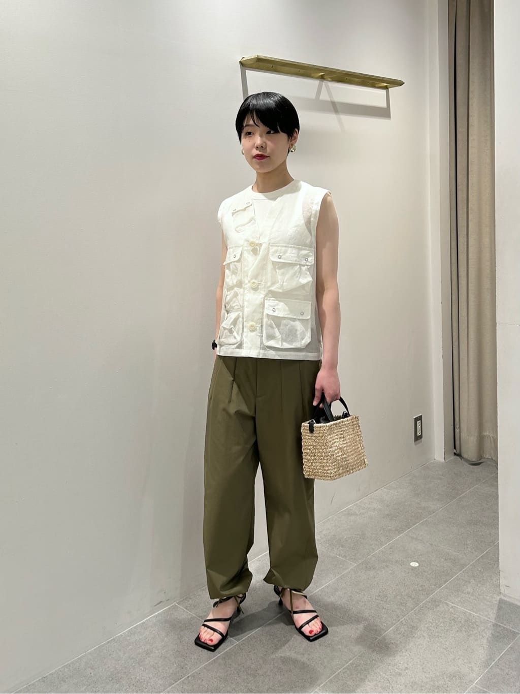 ファッション UNITED ARROWS ABACA ミニ カゴバッグ i9tmg.com.br