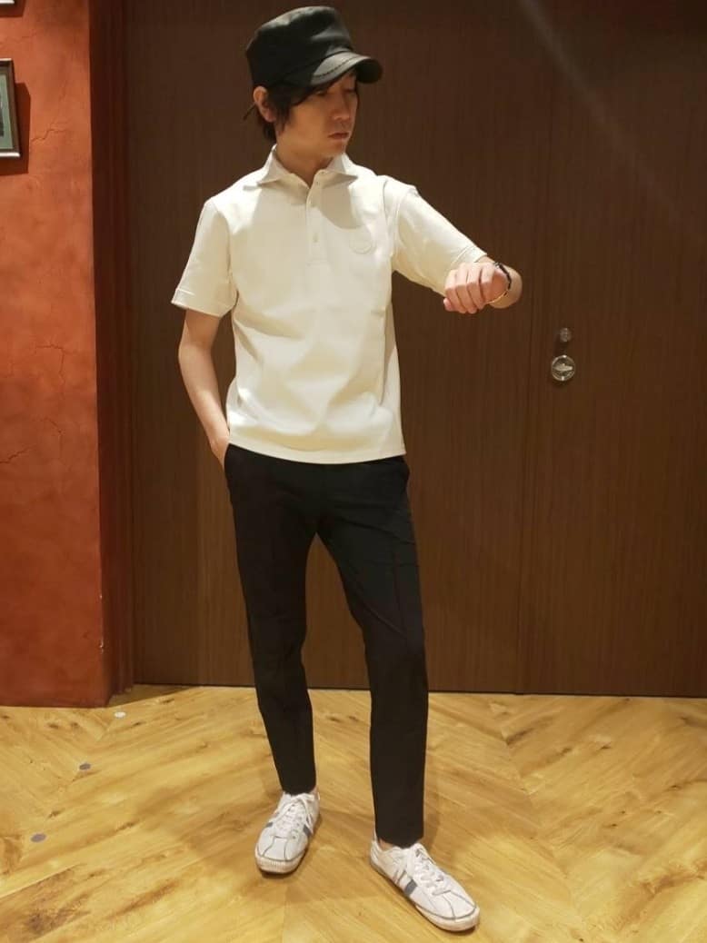 MEN'S BIGIの2重織2WAYストレッチパンツを使ったコーディネートを紹介します。｜Rakuten Fashion(楽天ファッション／旧楽天ブランドアベニュー)2477913