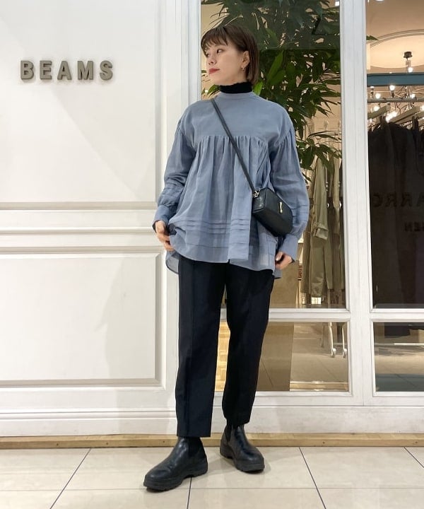 BEAMS OUTLETのDemi-Luxe BEAMS / コットンオーガンジー プルオーバー