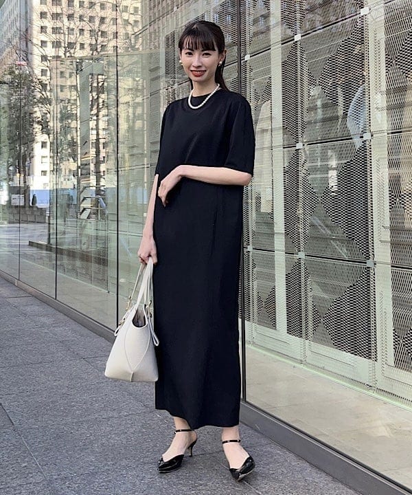 ✨美品✨Demi-Luxe BEAMS / ペプラム ワンピース　ブラック Demi-Luxe BEAMS | AK+1 / スーパーブラック ワンピース | Rakuten