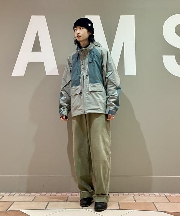 BEAMS MENのBEAMS / 2トーン ナイロン テック ジャケットを使った