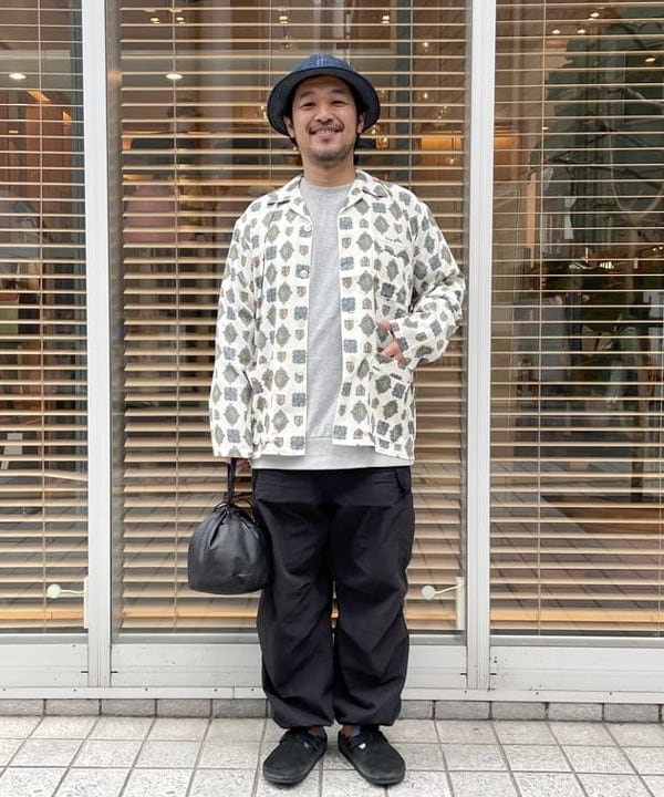 BEAMS MENのSLOW * BEAMS / 別注 Personal Effect Bag Blackを使った