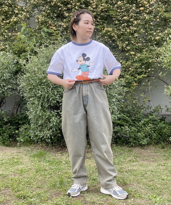 未使用品未使用品Champion×BEAMS Disney リンガーTシャツ Tシャツ