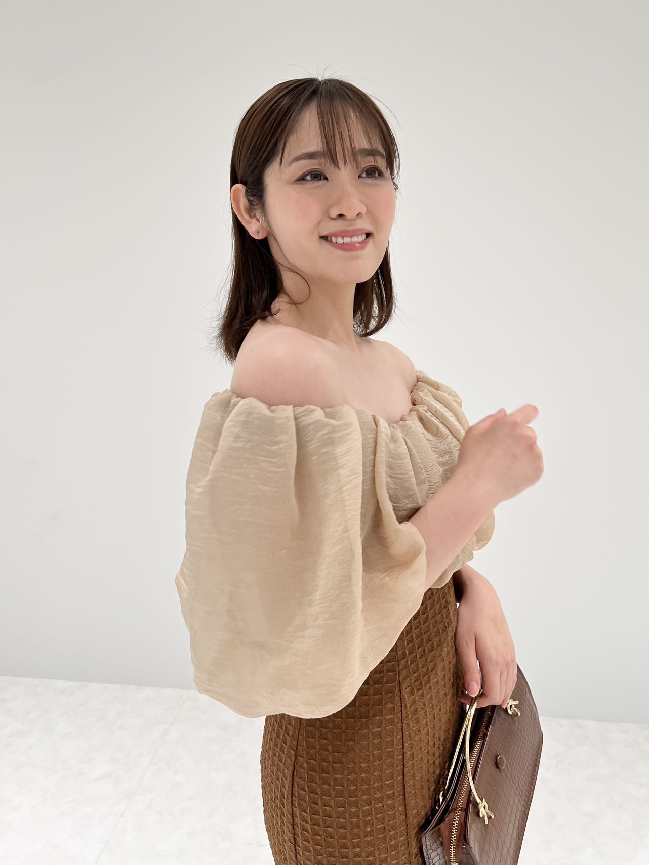 Leja | LEJA/2WAYオフショルダーワッフル生地マーメイドワンピース
