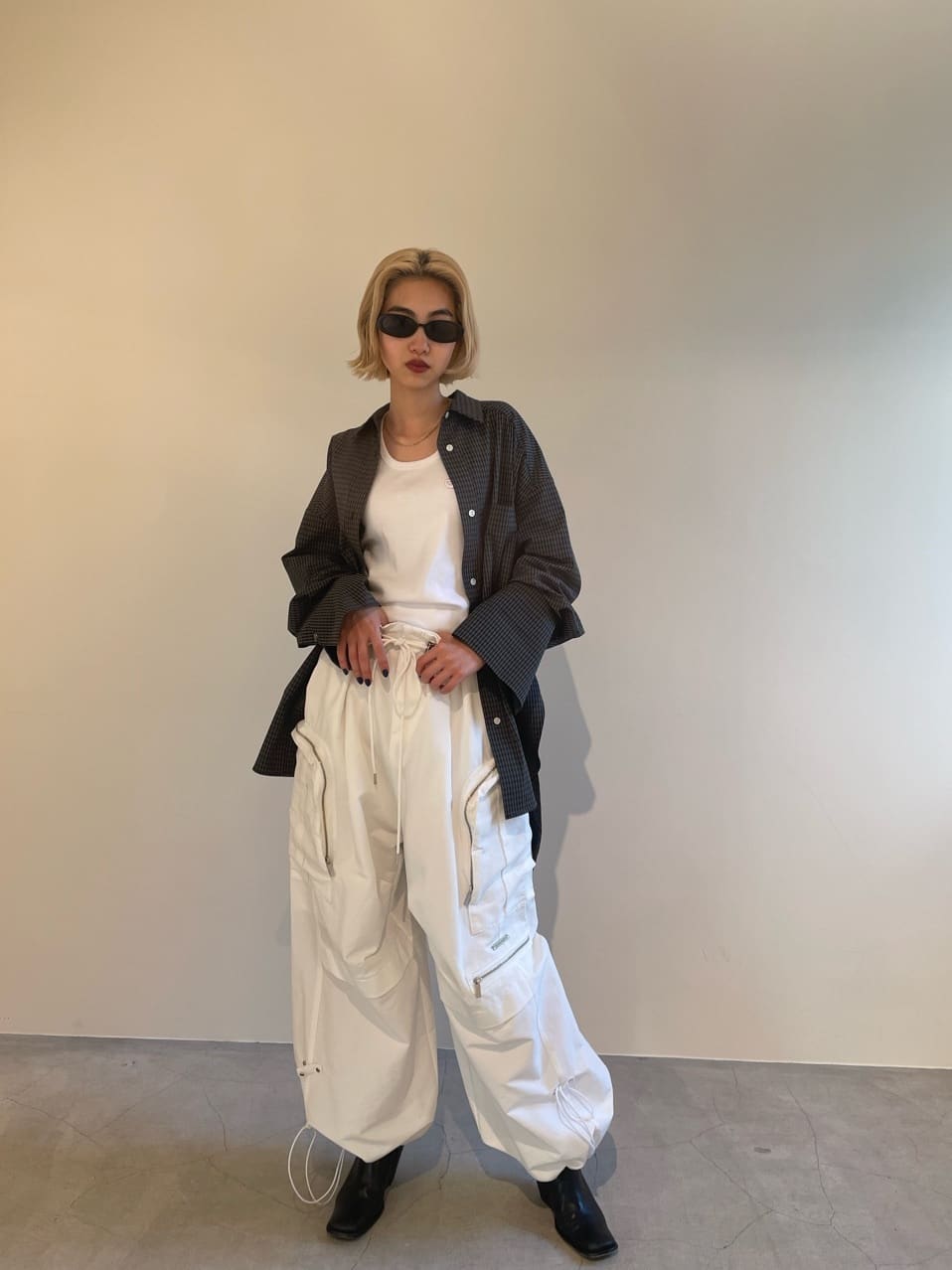 PRANK PROJECT | マルチファブリックオーバーシャツ / Multi Fabric