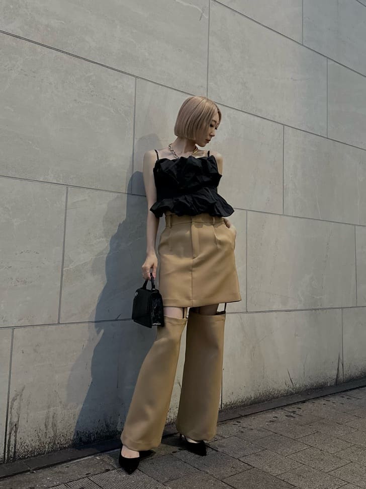 PRANK PROJECTのトリプルクロススカートパンツ / Triple Cloths Skirt Pantsを使ったコーディネートを紹介します。｜Rakuten Fashion(楽天ファッション／旧楽天ブランドアベニュー)2635928