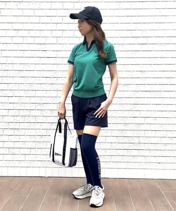 BEAMS OUTLETのBEAMS GOLF ORANGE LABEL / リネンライク ショートパンツを使ったコーディネート | Rakuten  Fashion(楽天ファッション／旧楽天ブランドアベニュー)2638575