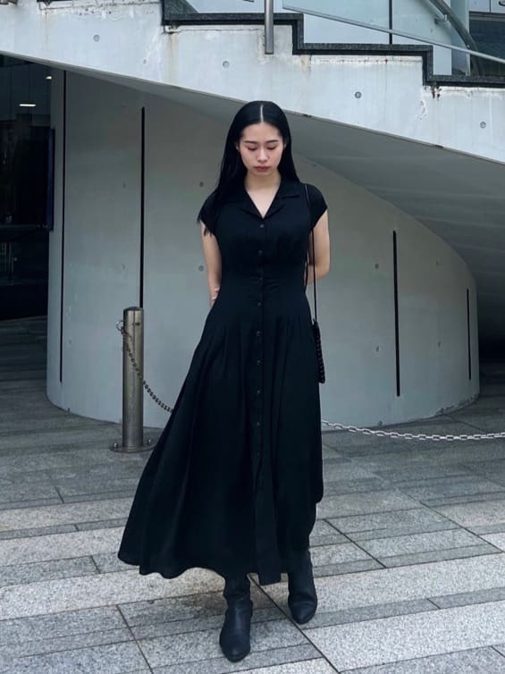 moussyのSHEERSUCKER SHIRT ドレスを使ったコーディネート | Rakuten