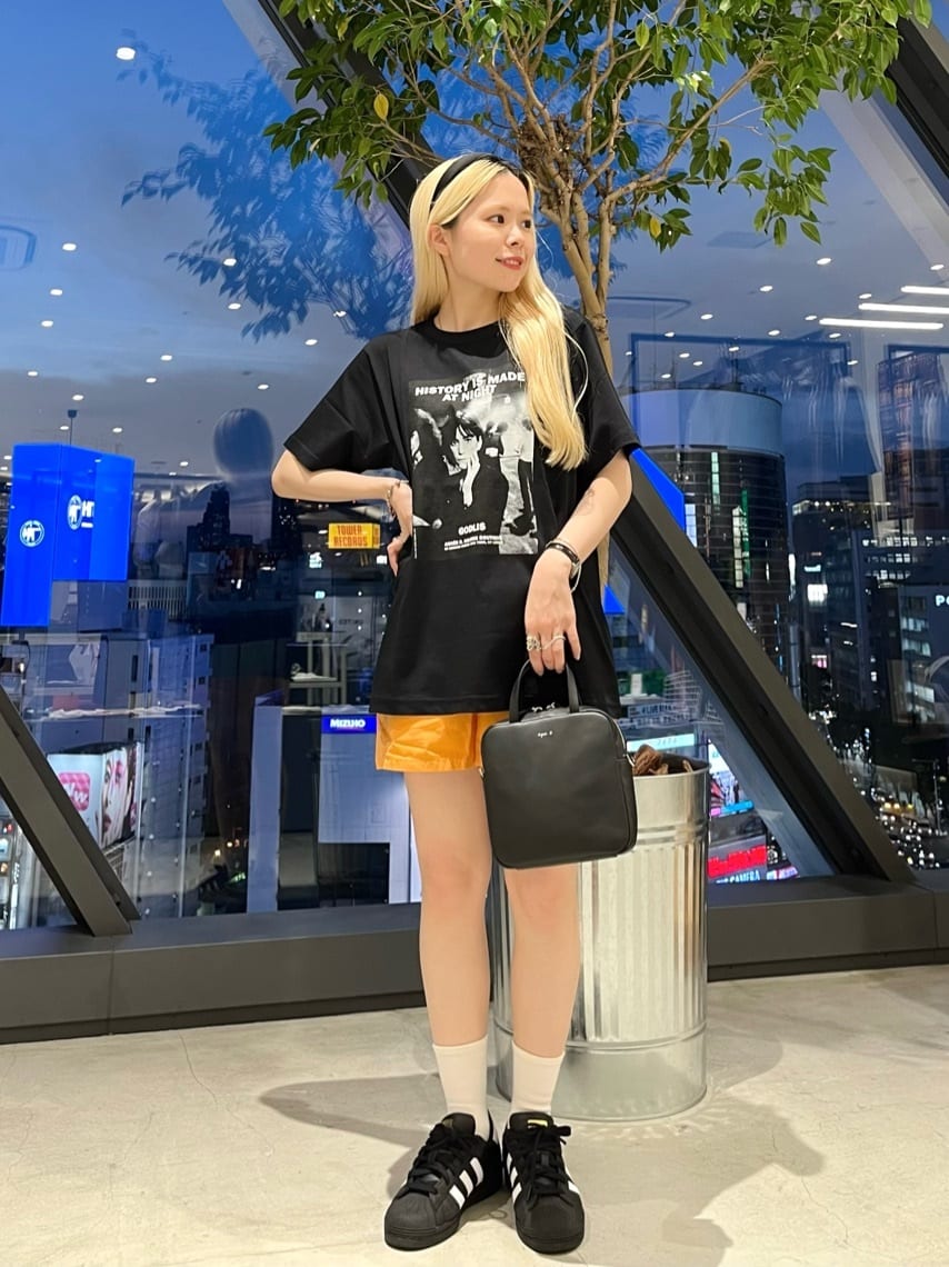 agnes b. | コットン プリント 半袖 アーティスト Tシャツ 