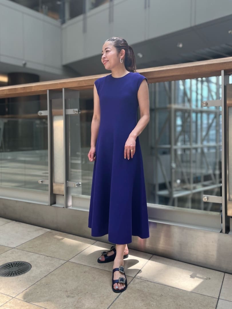 UNITED ARROWS LTD. OUTLETのフィット フレア ノースリーブ ニット 