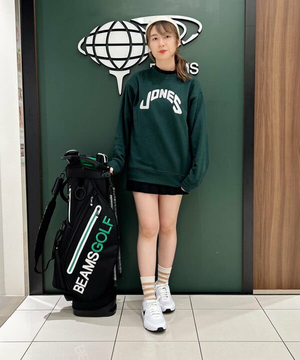 BEAMS OUTLETのJONES * BEAMS GOLF / 別注 ポイント モックネックシャツを使ったコーディネートを紹介します。｜Rakuten Fashion(楽天ファッション／旧楽天ブランドアベニュー)2804168