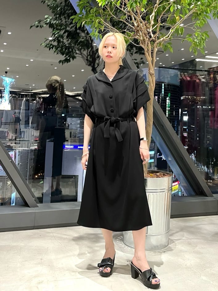 agnes b.のU700 ROBE ワンピースを使ったコーディネート | Rakuten