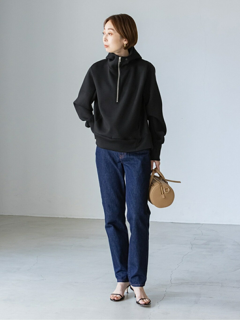 NOBLEの《一部店舗,WEB限定》【RITA】NOBLE別注 BONDING HALF ZIP