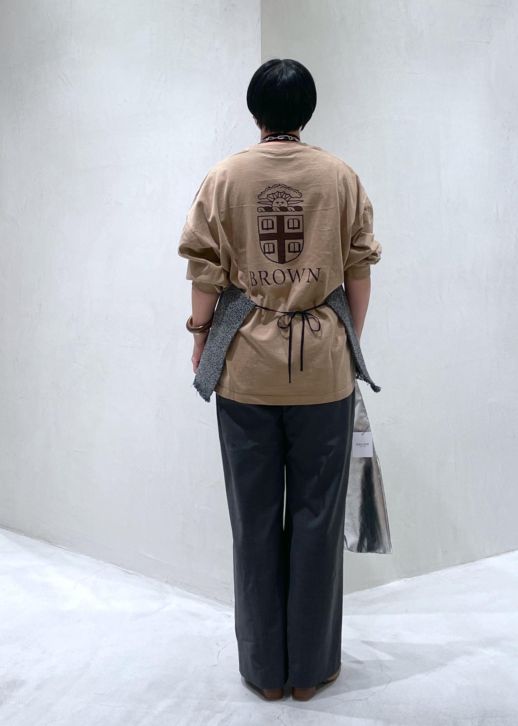 SALON adam et rope'の【サステナブル】ツイードジレ/ベストを使ったコーディネートを紹介します。｜Rakuten Fashion(楽天ファッション／旧楽天ブランドアベニュー)2949220