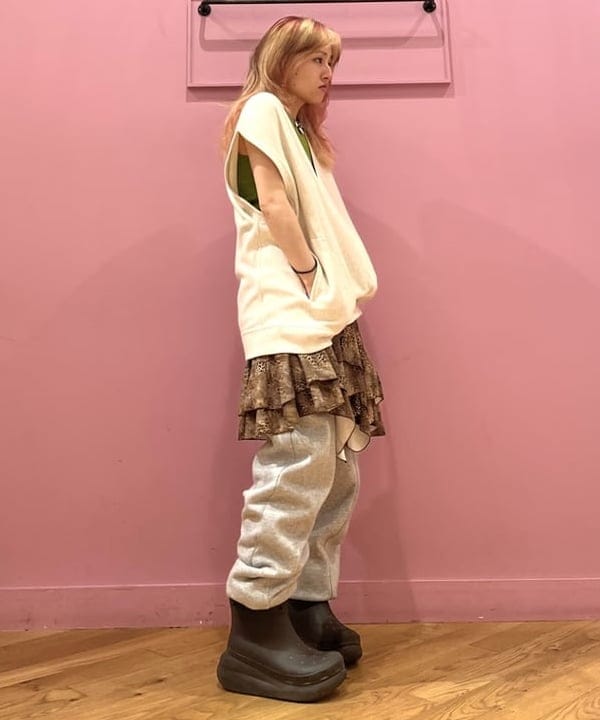 BEAMS WOMENのRay BEAMS High Basic / ストレッチ リブ タンクトップを