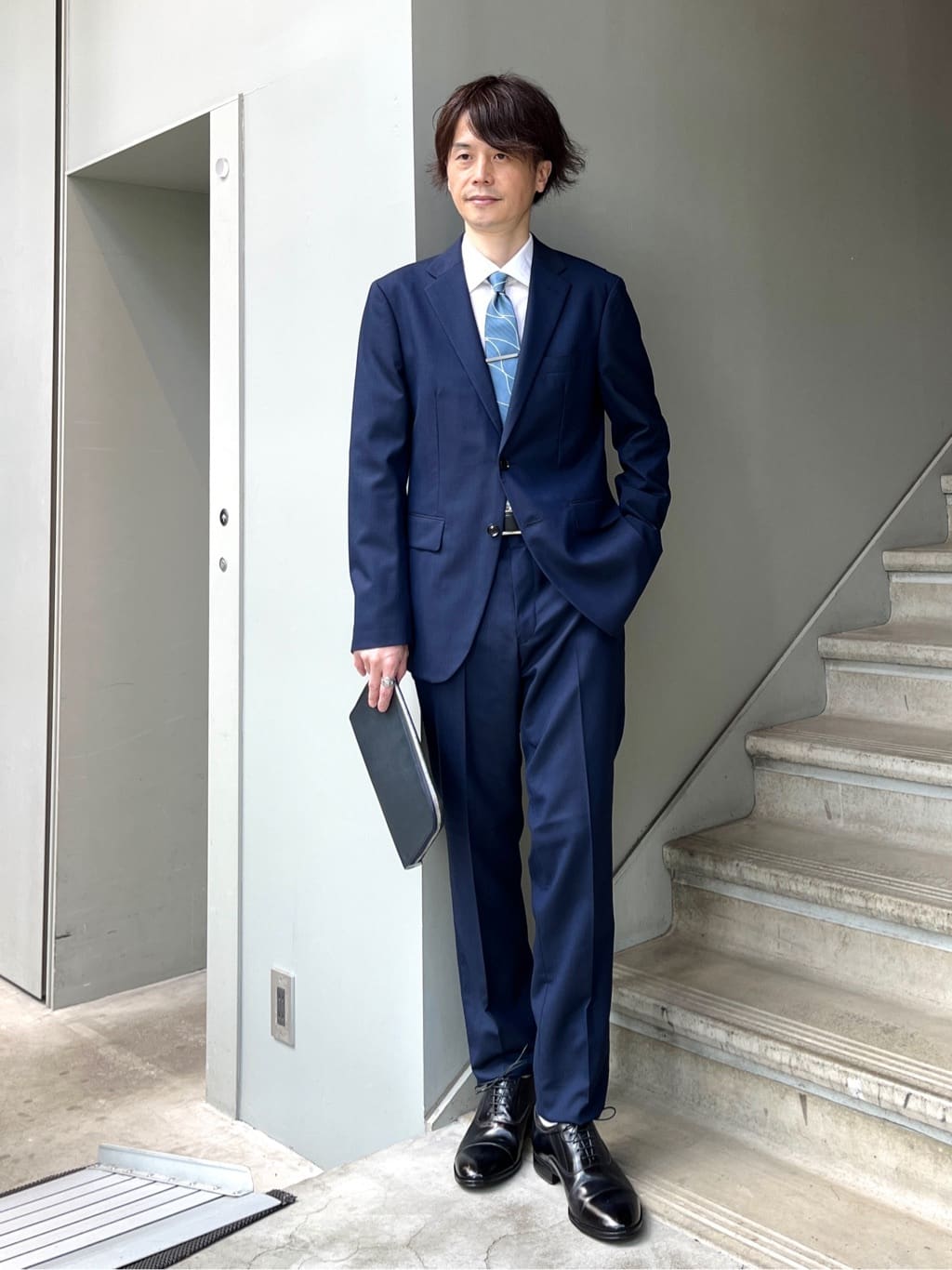 TAKEO KIKUCHIの【DORMEUIL】リップストップ カラー スーツを使った