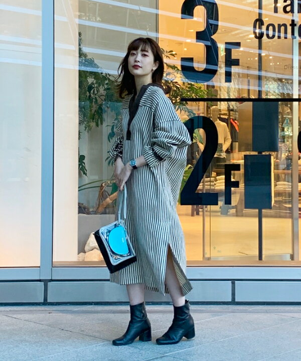 BEAMS WOMENのRay BEAMS / K10 フープピアス Mを使ったコーディネート