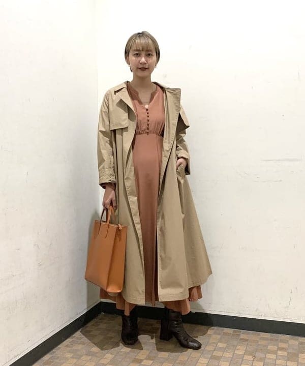 BEAMS WOMENのRay BEAMS / K10 フープピアス Mを使ったコーディネート