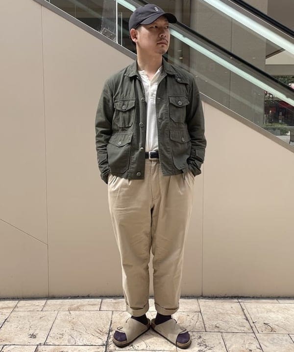 BEAMS MENのBEAMS PLUS｜2プリーツ ツイル チノパンツ ビームス