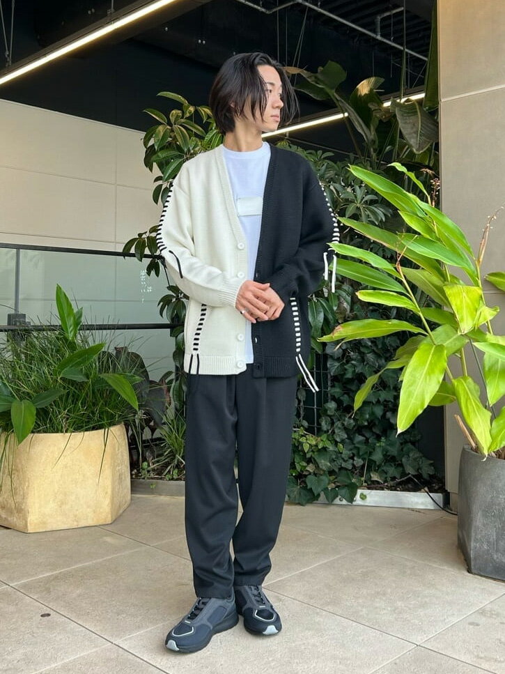 LOVELESSの【UNISEX】ポイントスレッドカーディガンを使ったコーディネートを紹介します。｜Rakuten Fashion(楽天ファッション／旧楽天ブランドアベニュー)2944369