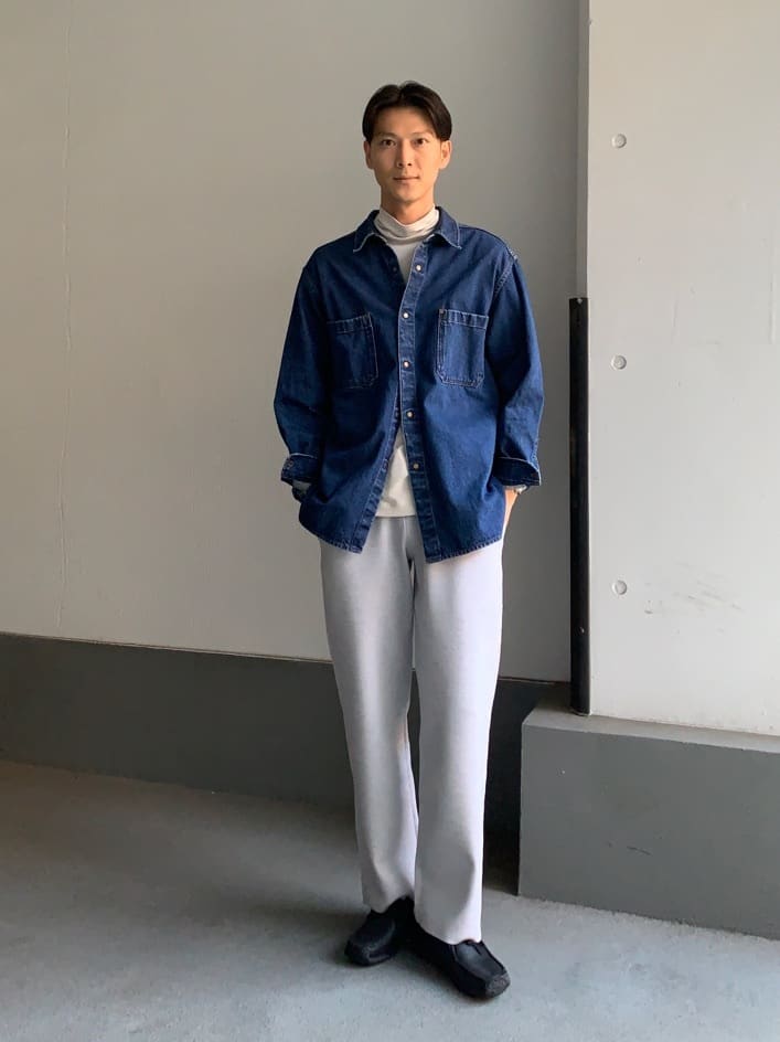 高級感 UNITED ARROWS シオタ デニム オーバーシャツ シャツ